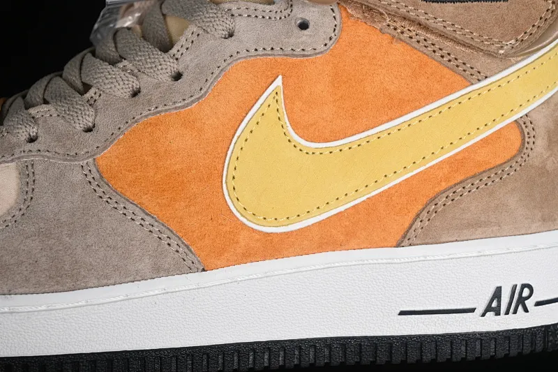 All categories Nk Air Force 1 Air Force series Nk Air Force 1 Mid Air Force mid-top Nk Air Force 1'07 Mid brown Air Force One mid-top casual sneakers CG9908-105